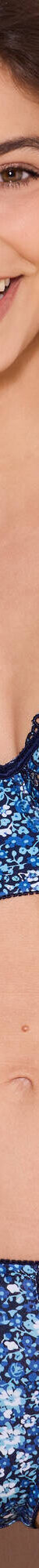 Culotte brodée forme midi coton imprimé fleuri Olbia - lot de 2 (bleu) Culotte brodée forme midi coton imprimé fleuri Olbia - lot de 2 (bleu)